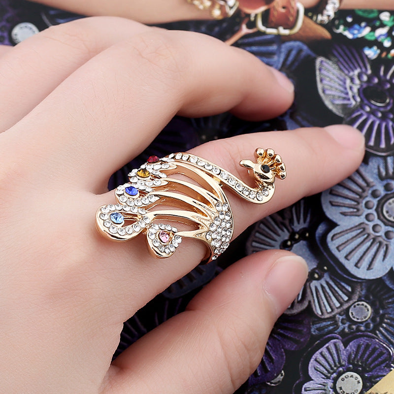 Lovely Peacock Ring
