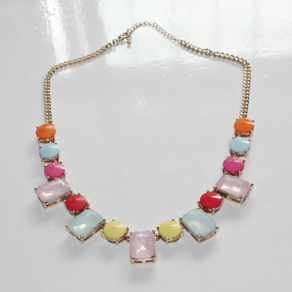 Candy Crystal Stone Necklace