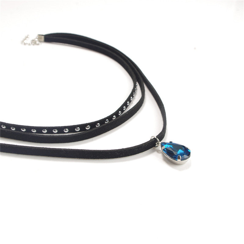 Black Velvet Gothic Collar Necklace