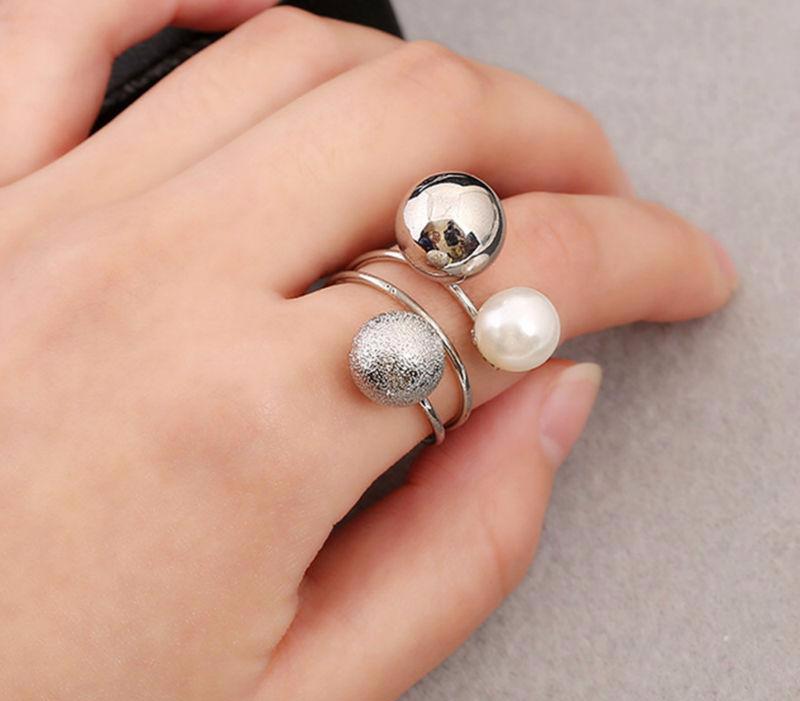 Lovely Simulated Pearl Ring