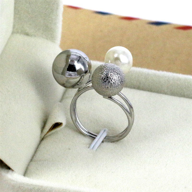 Lovely Simulated Pearl Ring
