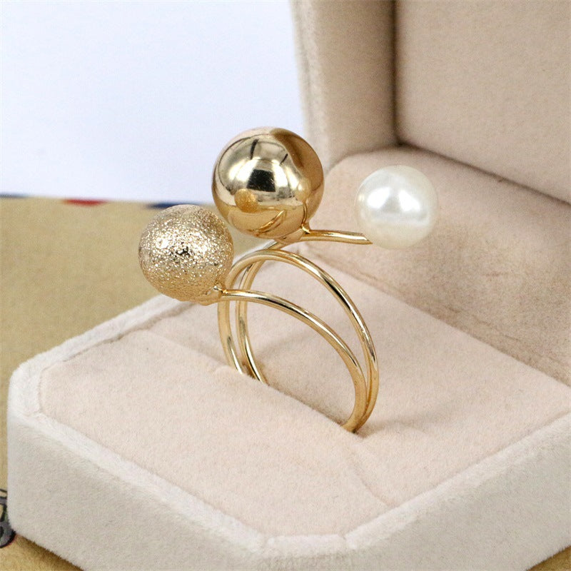 Lovely Simulated Pearl Ring