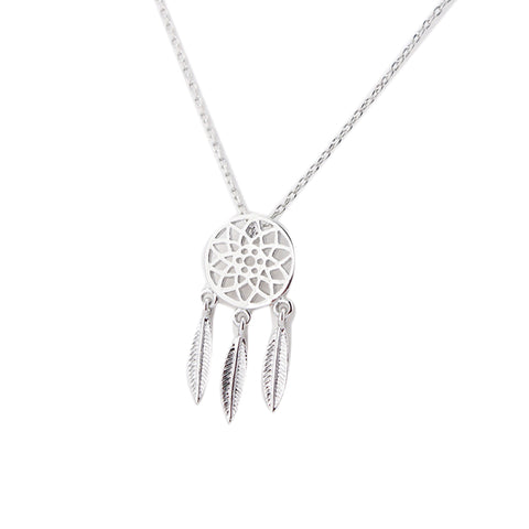 Summer Style Bohemian Feather Necklace