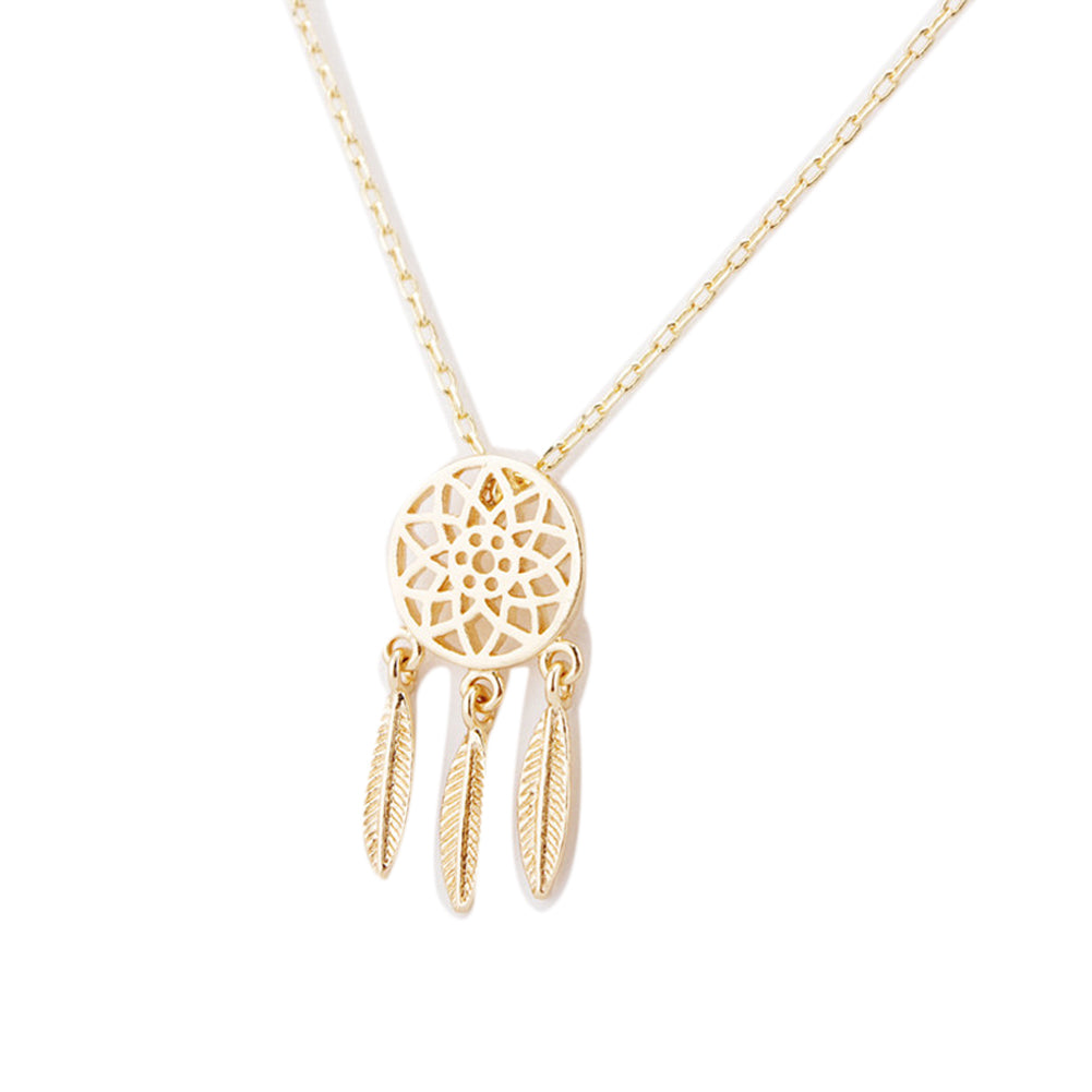 Summer Style Bohemian Feather Necklace