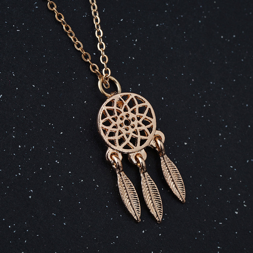 Summer Style Bohemian Feather Necklace