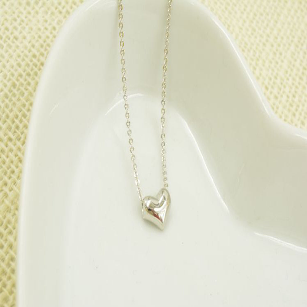 Elegant Lovely Gold Heart Necklace