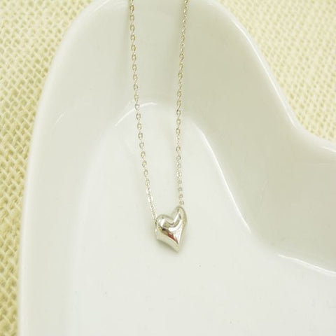 Elegant Lovely Gold Heart Necklace