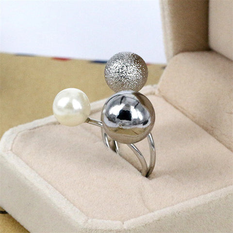 Lovely Simulated Pearl Ring